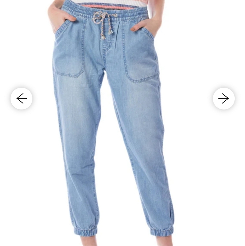 Unionbay Supplies Casual Drawstring Jogger Pants - Bondi Blue Size M medium